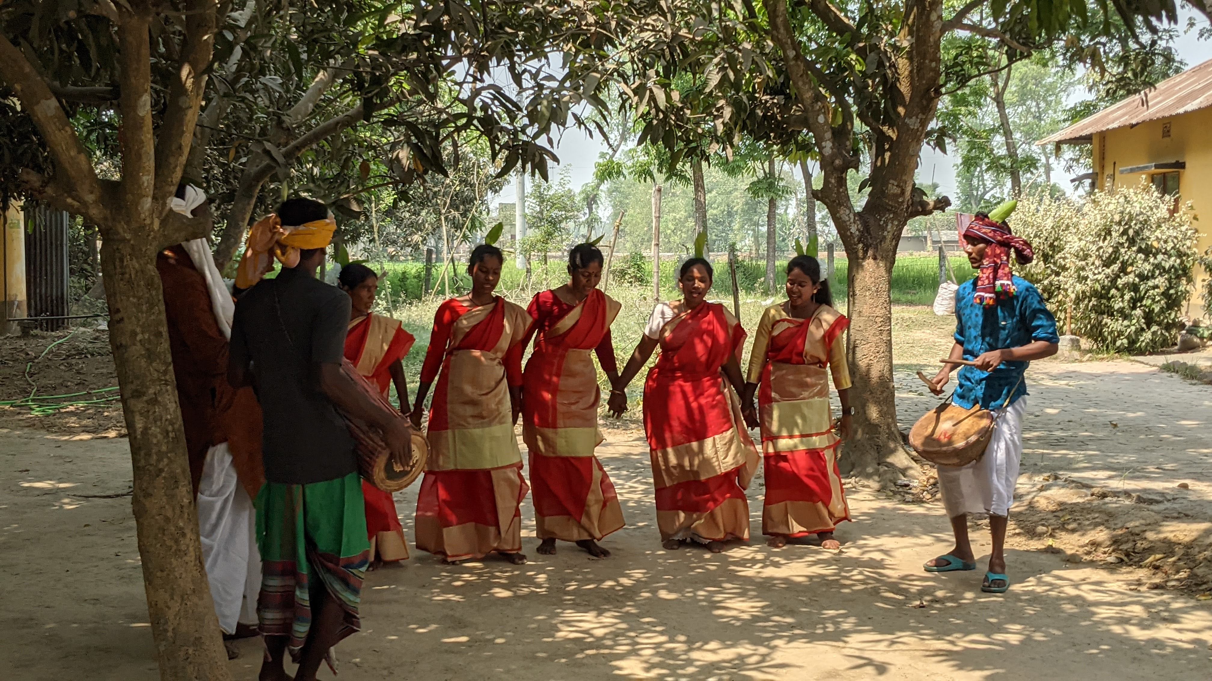 SARCH fieldwork in a rural community in Rajshahi